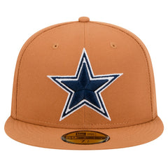 Dallas Cowboys New Era Color Pack Side Patch 59FIFTY Fitted Hat Brown