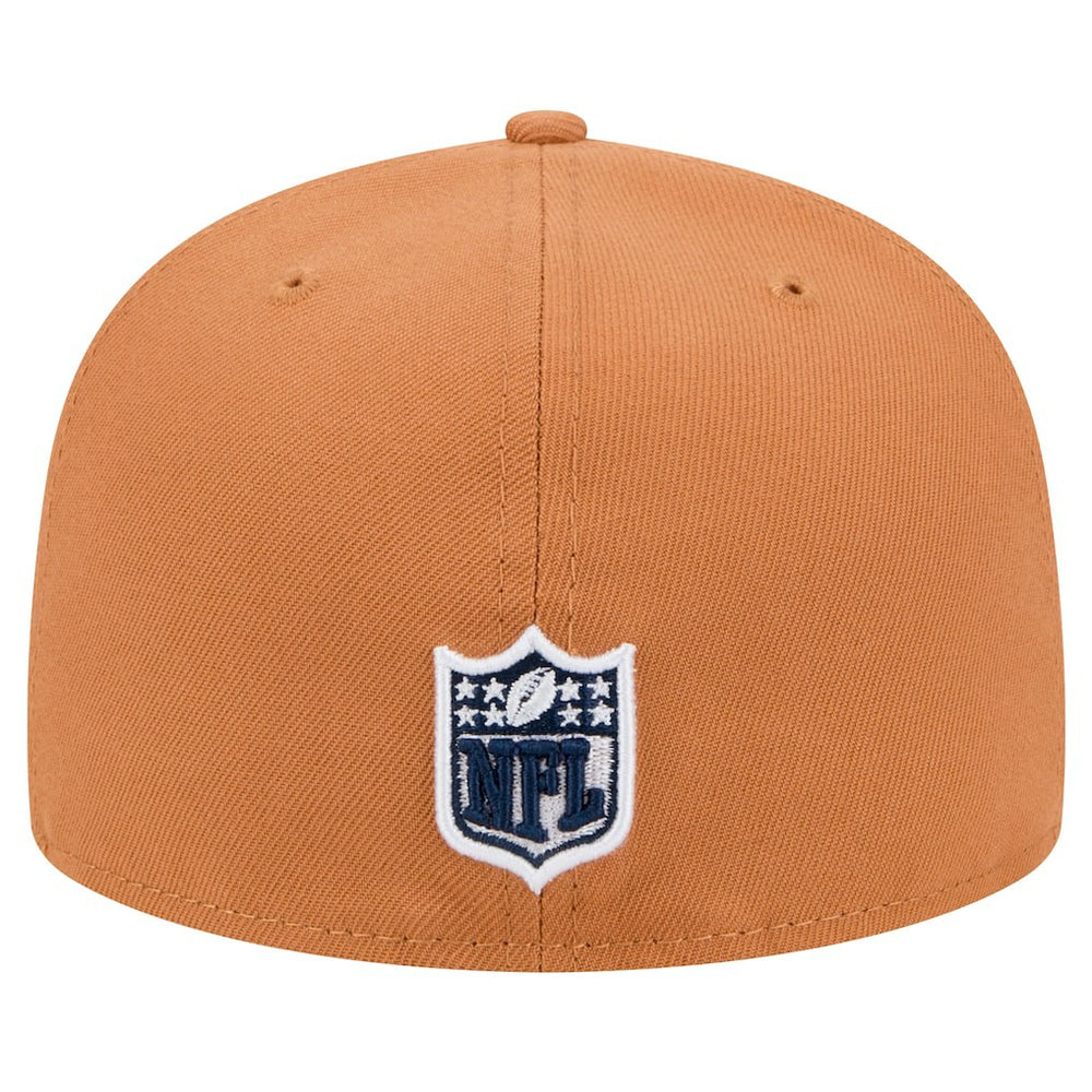 Dallas Cowboys New Era Color Pack Side Patch 59FIFTY Fitted Hat Brown