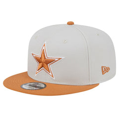Dallas Cowboys New Era Two-Tone Color Pack 9FIFTY Snapback Hat Stone/Brown