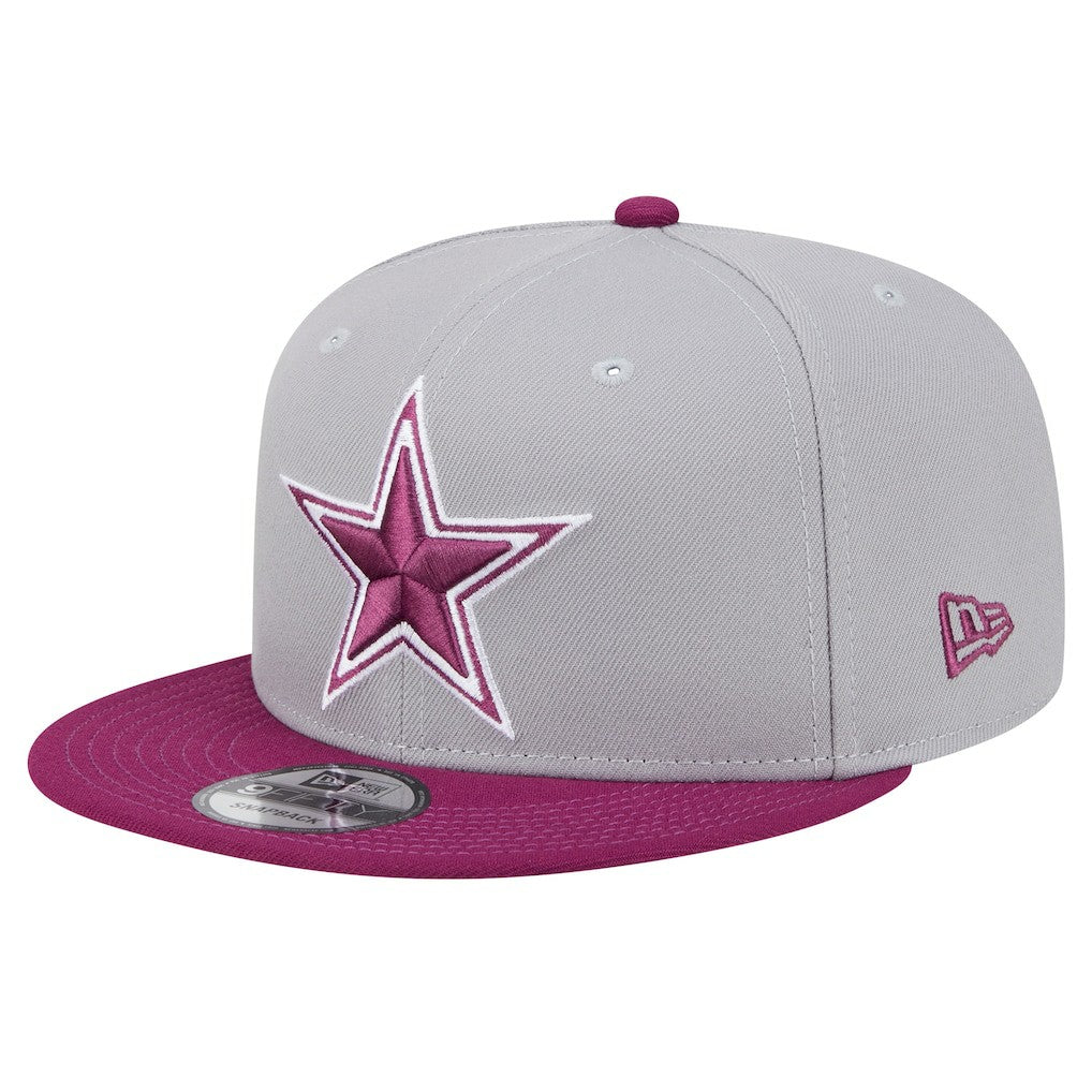 Dallas Cowboys New Era Two-Tone Color Pack 9FIFTY Snapback Hat Gray