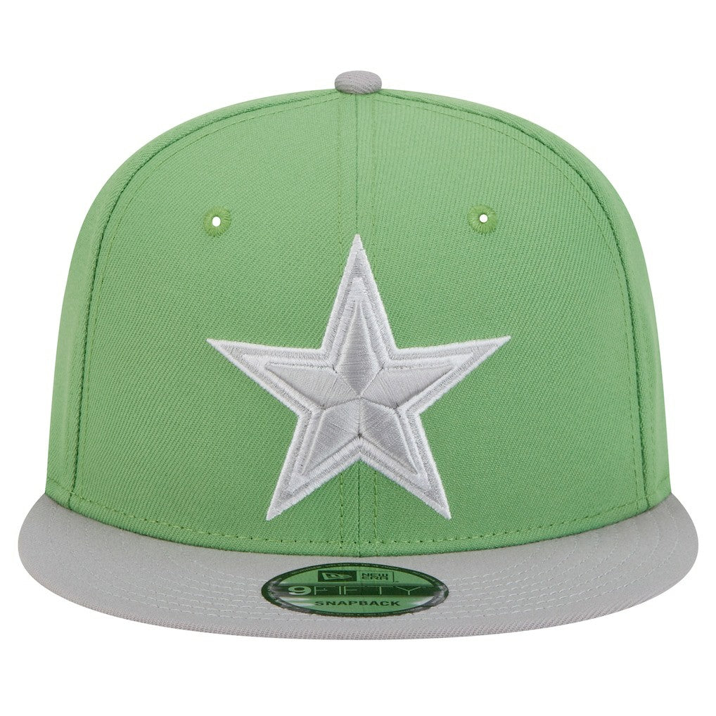 Dallas Cowboys New Era Two-Tone Color Pack 9FIFTY Snapback Hat Green