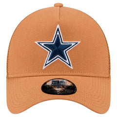 Dallas Cowboys New Era Color Pack Side Patch A-Frame 9FORTY Adjustable Hat Brown