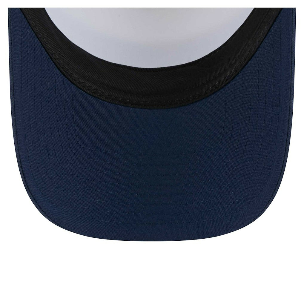 Dallas Cowboys New Era Youth Sport Night Color Block 9FORTY A-Frame Trucker Adjustable Hat White/Navy