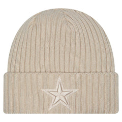 Dallas Cowboys New Era Color Pack Cuffed Knit Hat Stone