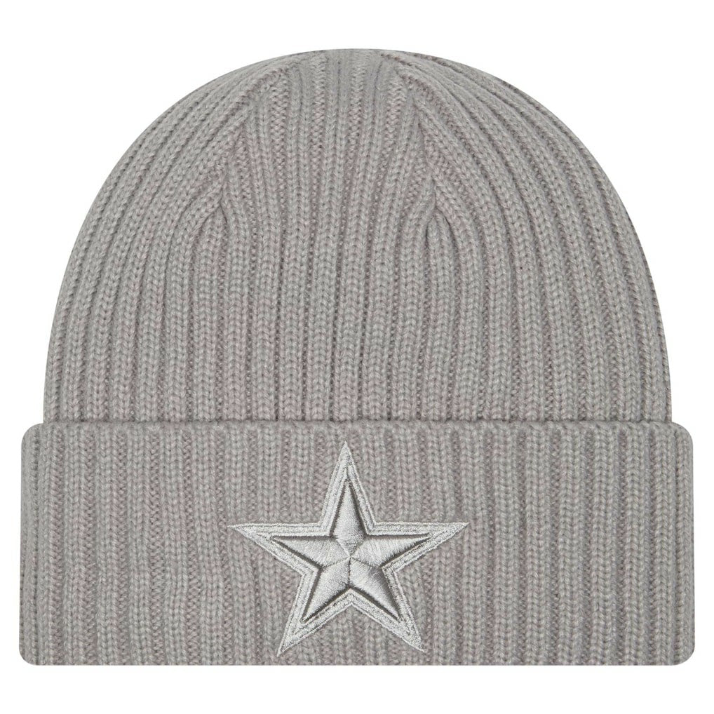 Dallas Cowboys New Era Color Pack Cuffed Knit Hat Gray