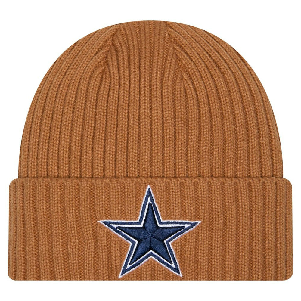 Dallas Cowboys New Era Color Pack Cuffed Knit Hat Brown