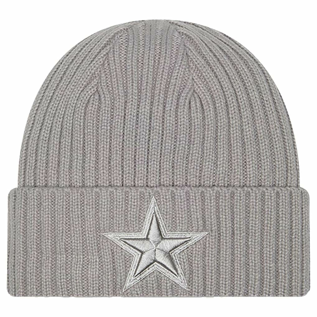 Dallas Cowboys New Era Youth Tonal Color Pack Cuffed Knit Hat Gray