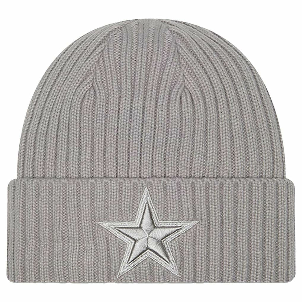 Dallas Cowboys New Era Youth Tonal Color Pack Cuffed Knit Hat Gray