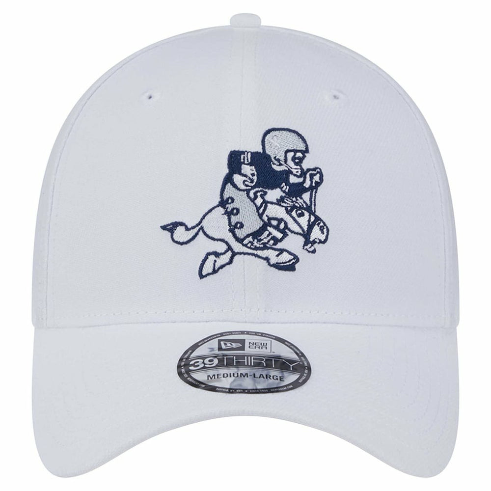 Dallas Cowboys New Era Throwback 39THIRTY Flex Hat White