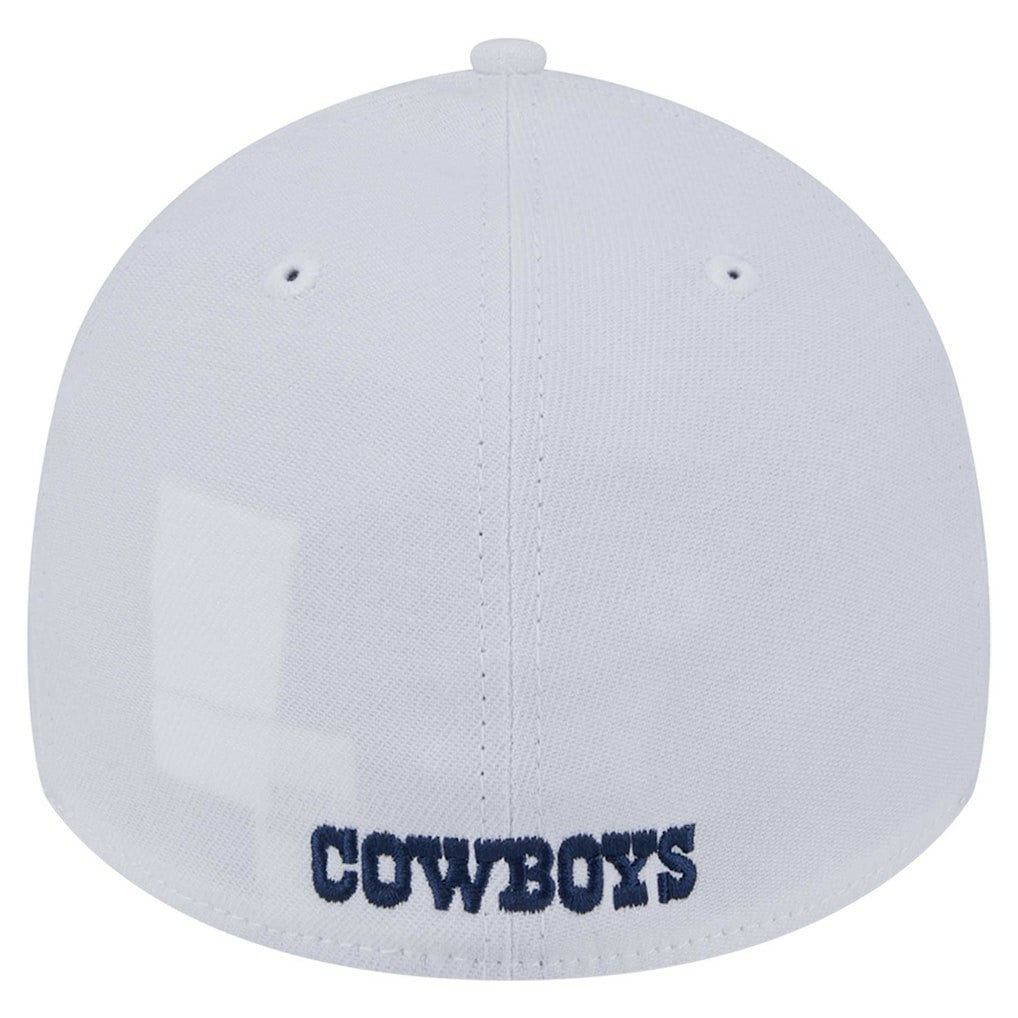 Dallas Cowboys New Era Throwback 39THIRTY Flex Hat White