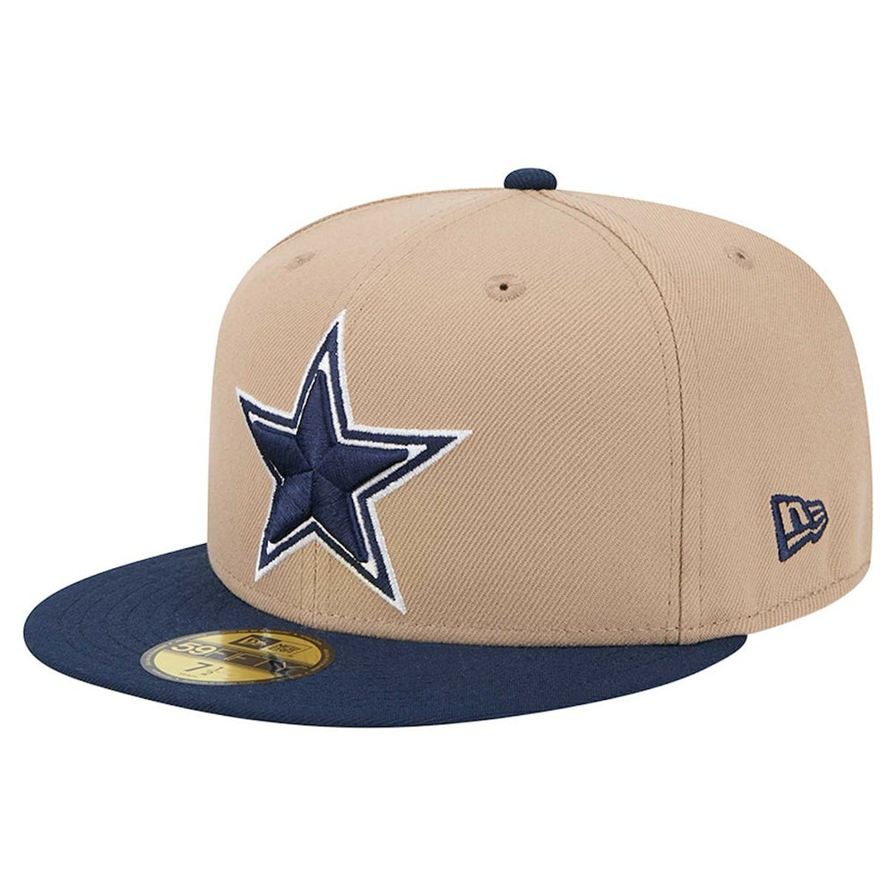 Dallas Cowboys New Era 59FIFTY Fitted Hat Tan