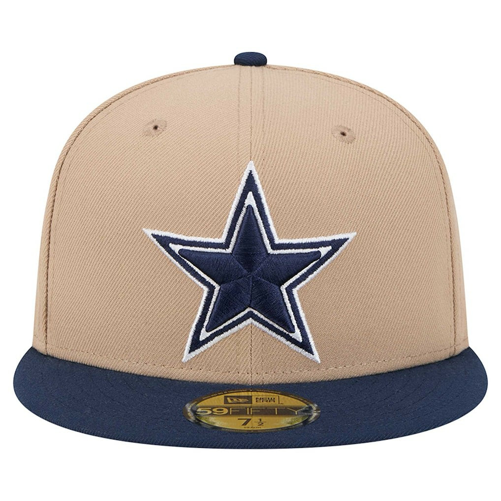 Dallas Cowboys New Era 59FIFTY Fitted Hat Tan