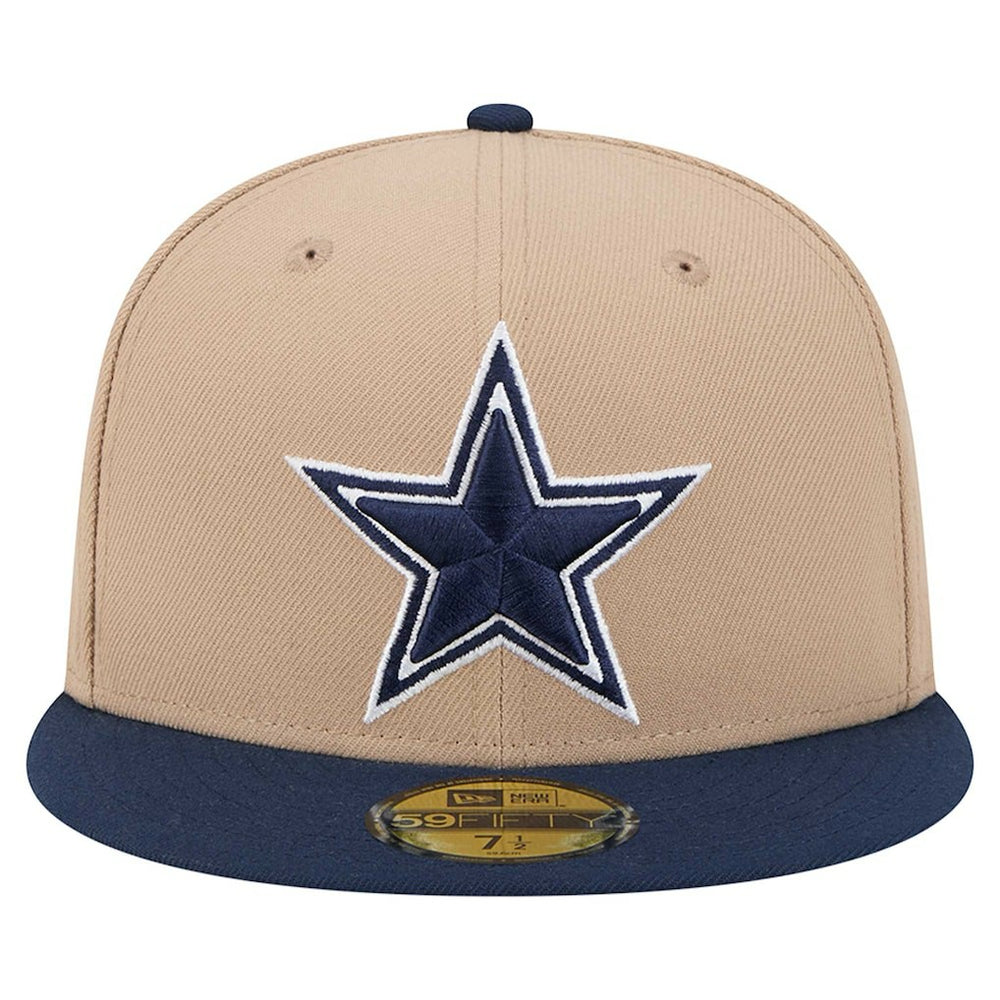 Dallas Cowboys New Era 59FIFTY Fitted Hat Tan