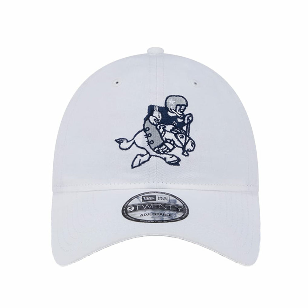 Dallas Cowboys New Era Retro Main 9TWENTY Adjustable Hat White
