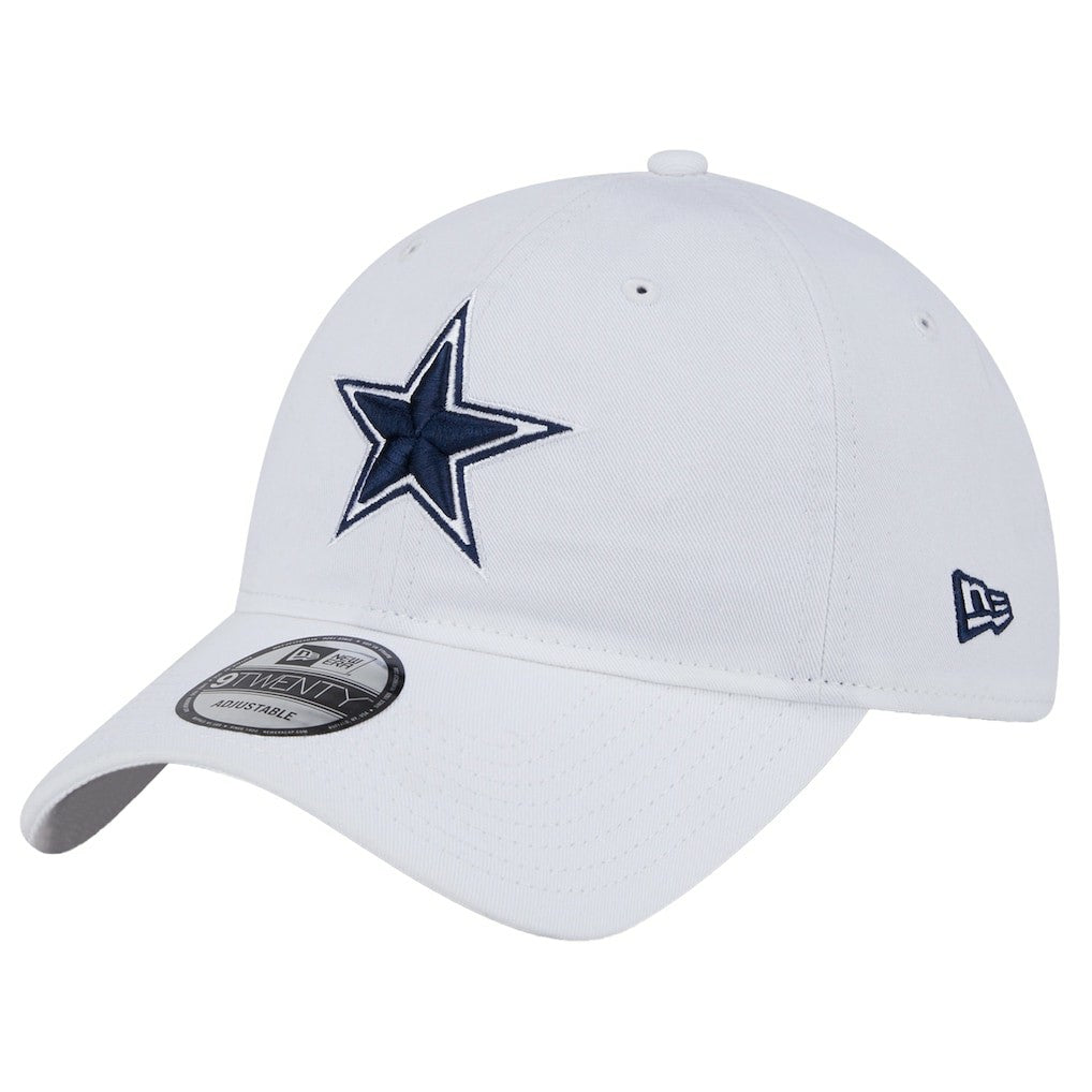Dallas Cowboys New Era Main 9TWENTY Adjustable Hat White