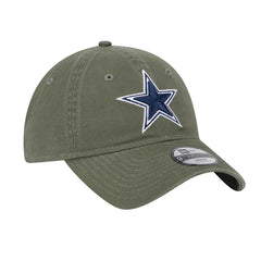 Dallas Cowboys New Era Youth Main 9TWENTY Adjustable Hat Olive