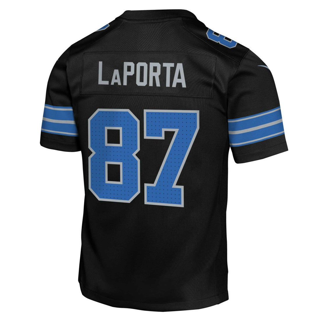 Sam LaPorta Detroit Lions Youth Game Jersey Black