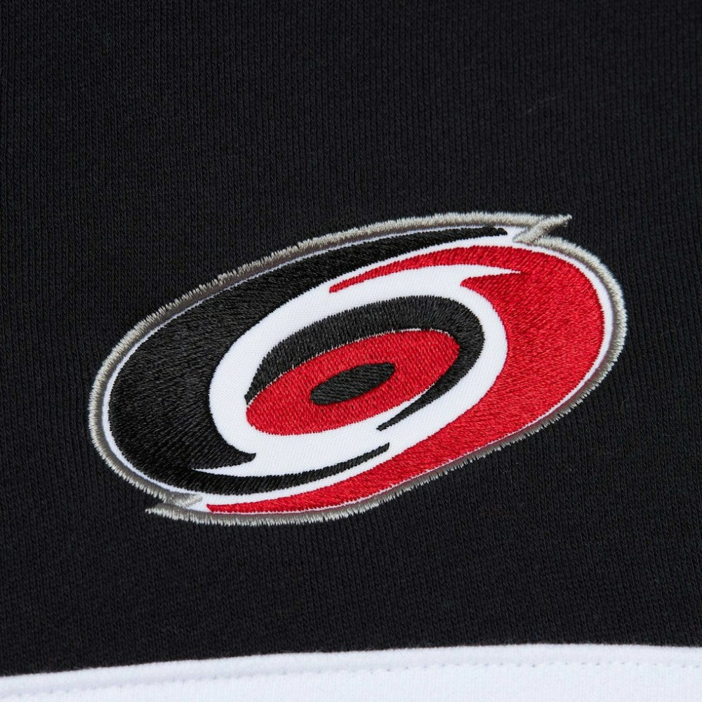 NHL Carolina Hurricanes Mitchell & Ness Head Coach Pullover Hoodie - Red/Black