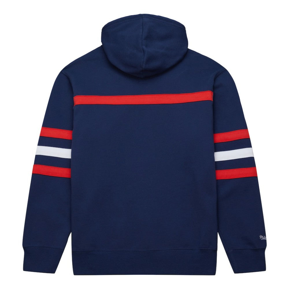 NHL Florida Panthers Mitchell & Ness Head Coach Pullover Hoodie - Navy