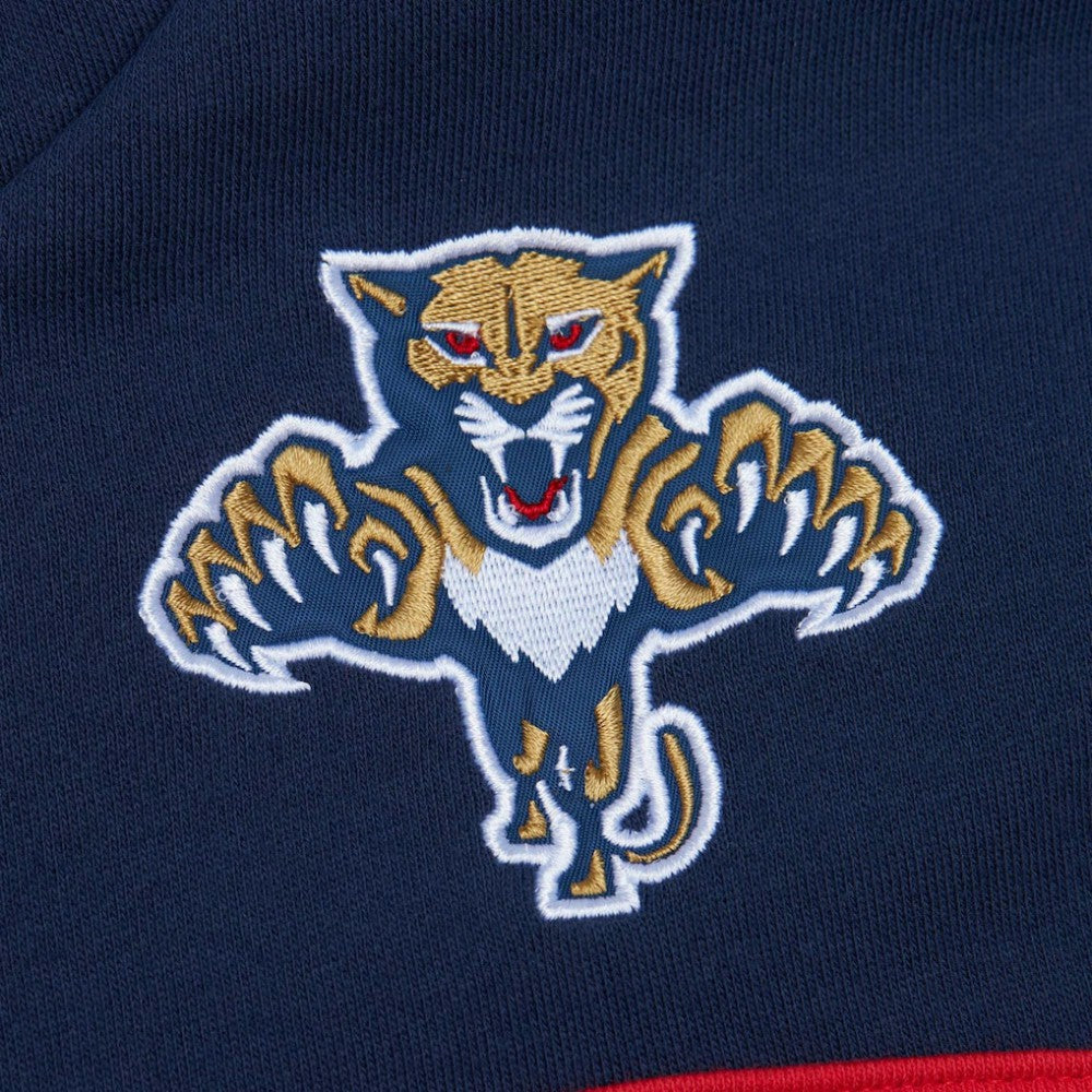 NHL Florida Panthers Mitchell & Ness Head Coach Pullover Hoodie - Navy