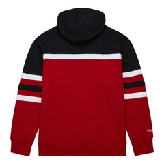NHL Detroit Red Wings Mitchell & Ness Head Coach Pullover Hoodie - Red/Black