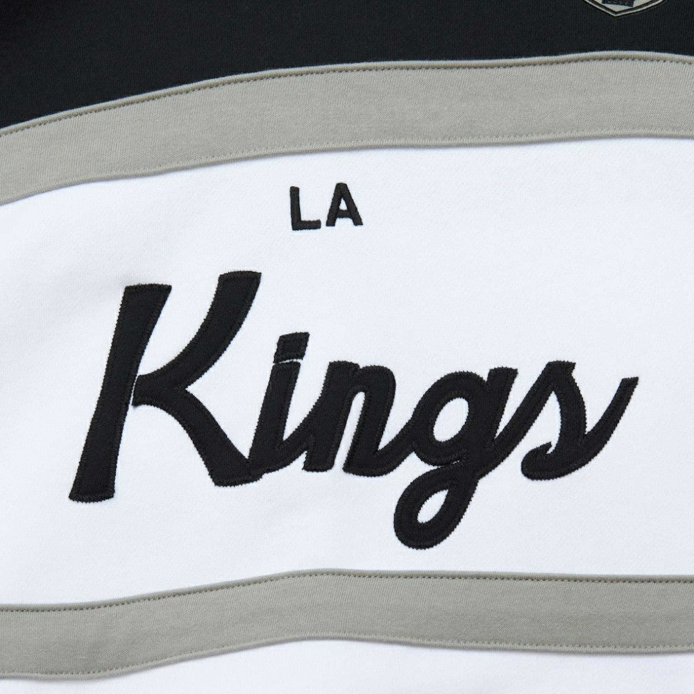 NHL Los Angeles Kings Mitchell & Ness Head Coach Pullover Hoodie - White/Black