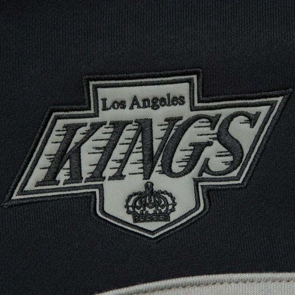 NHL Los Angeles Kings Mitchell & Ness Head Coach Pullover Hoodie - White/Black