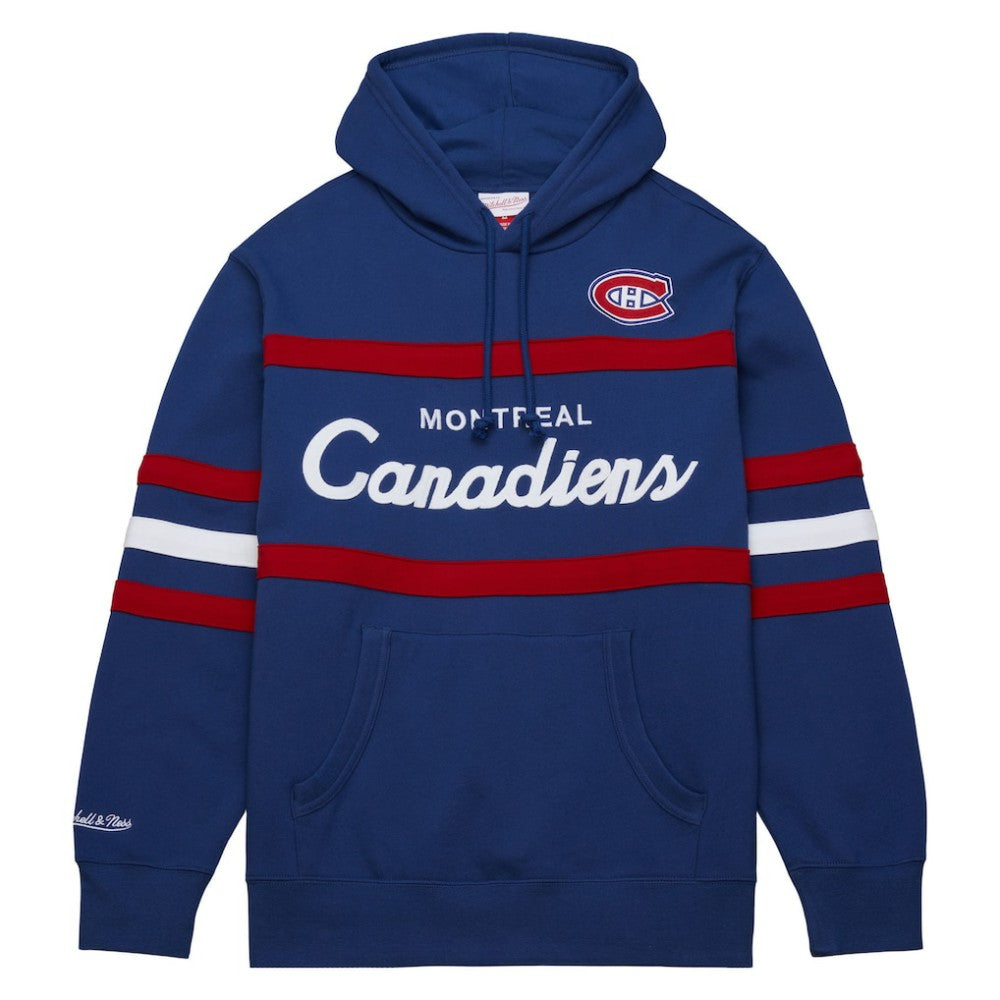 NHL Montreal Canadiens Mitchell & Ness Head Coach Pullover Hoodie - Navy