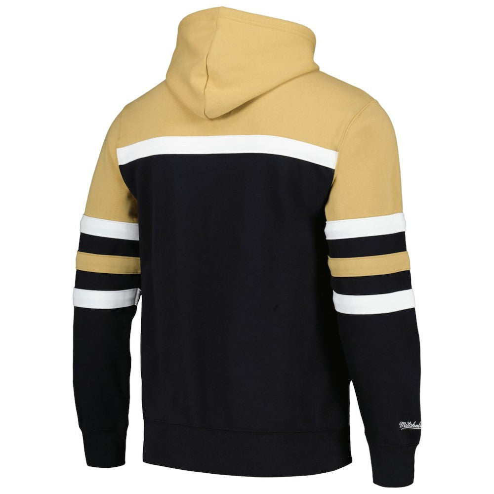 NHL Vegas Golden Knights Mitchell & Ness Head Coach Pullover Hoodie - Black/Gold