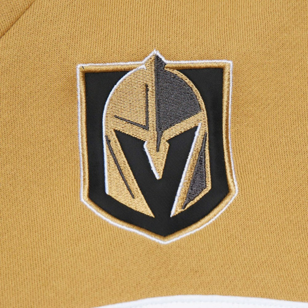 NHL Vegas Golden Knights Mitchell & Ness Head Coach Pullover Hoodie - Black/Gold