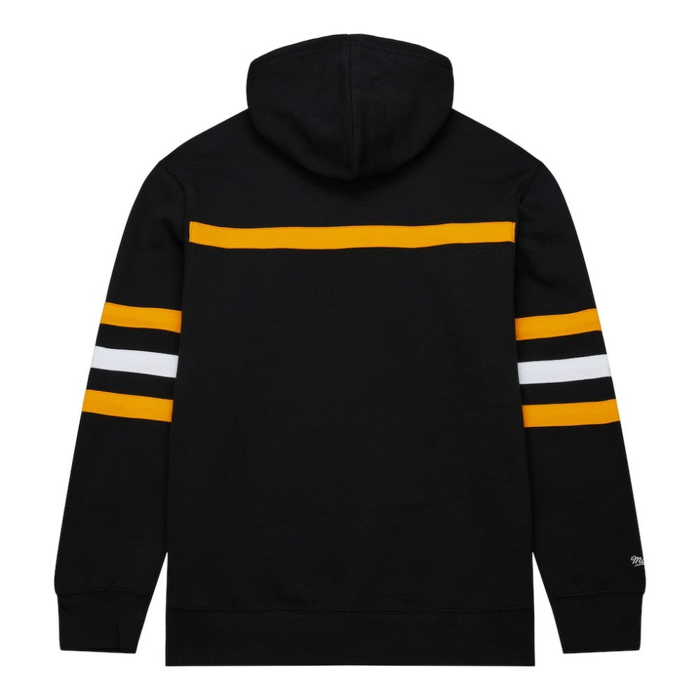 NHL Pittsburgh Penguins Mitchell & Ness Head Coach Pullover Hoodie - Black