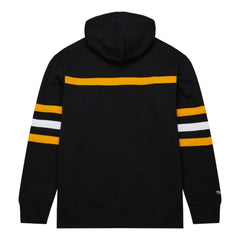 NHL Pittsburgh Penguins Mitchell & Ness Head Coach Pullover Hoodie - Black