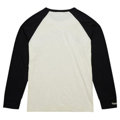 NHL Pittsburgh Penguins Mitchell & Ness Legendary Slub Vintage Raglan Long Sleeve T-Shirt - Cream