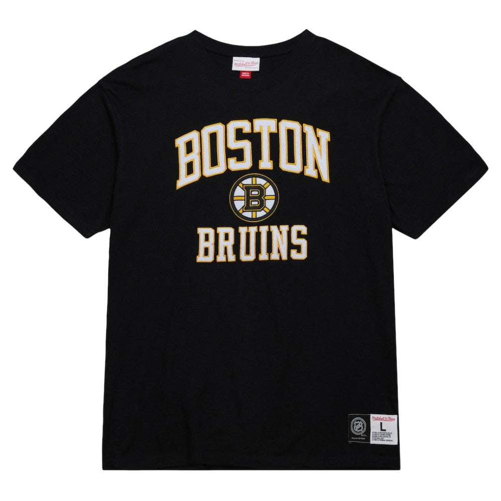 NHL Boston Bruins Mitchell & Ness Legendary Slub T-Shirt - Black