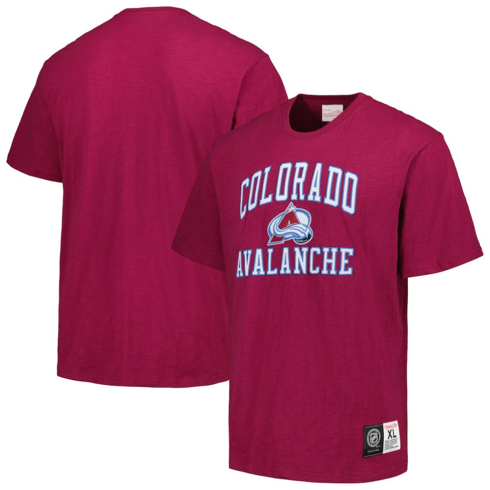 NHL Colorado Avalanche Mitchell & Ness Legendary Slub T-Shirt - Burgundy