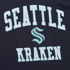 NHL Seattle Kraken Mitchell & Ness Legendary Slub T-Shirt - Deep Sea Blue