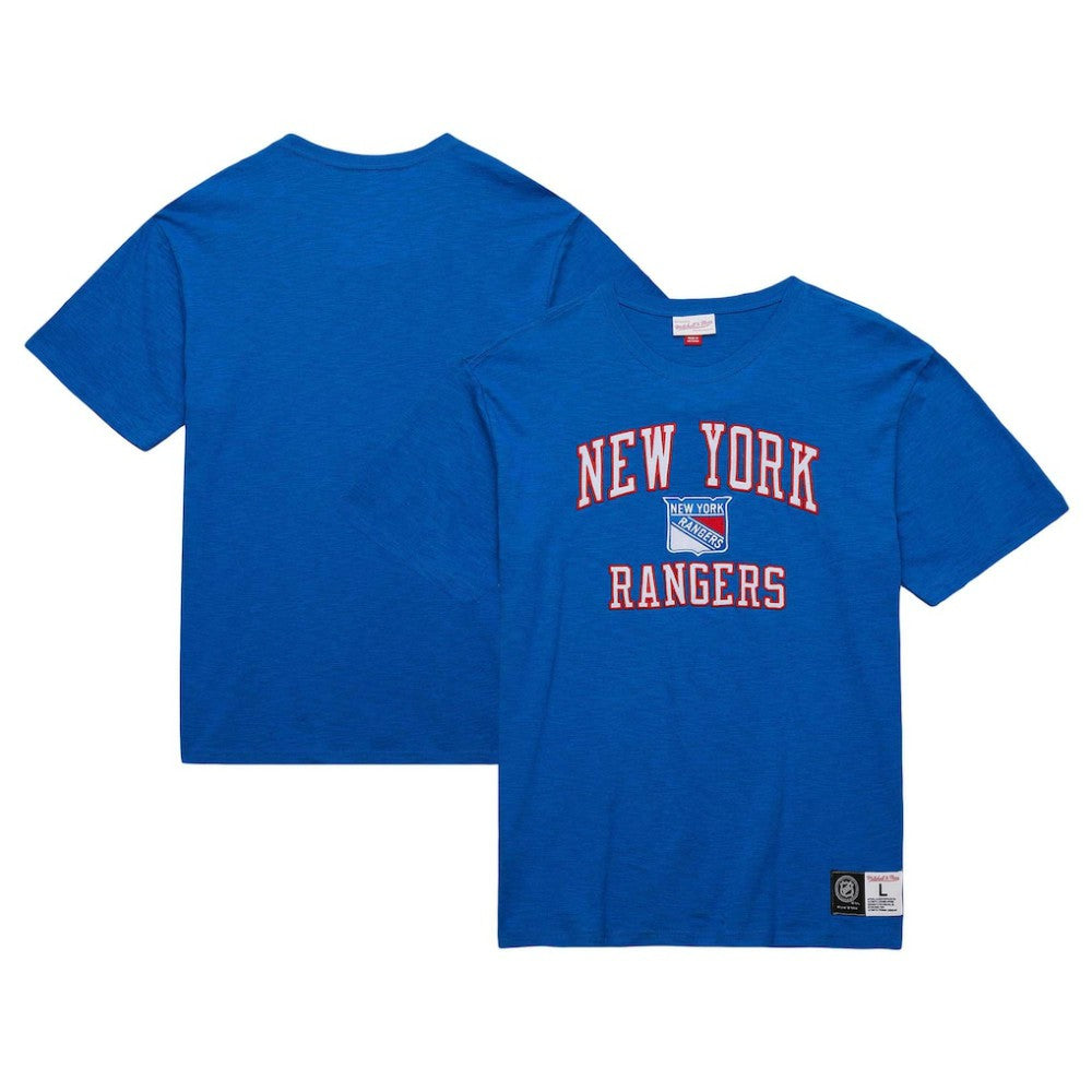 NHL New York Rangers Mitchell & Ness Legendary Slub T-Shirt - Blue