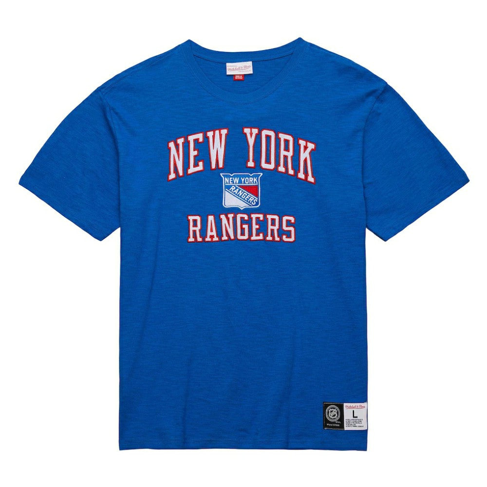 NHL New York Rangers Mitchell & Ness Legendary Slub T-Shirt - Blue