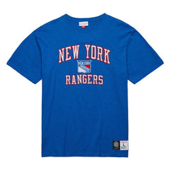 NHL New York Rangers Mitchell & Ness Legendary Slub T-Shirt - Blue