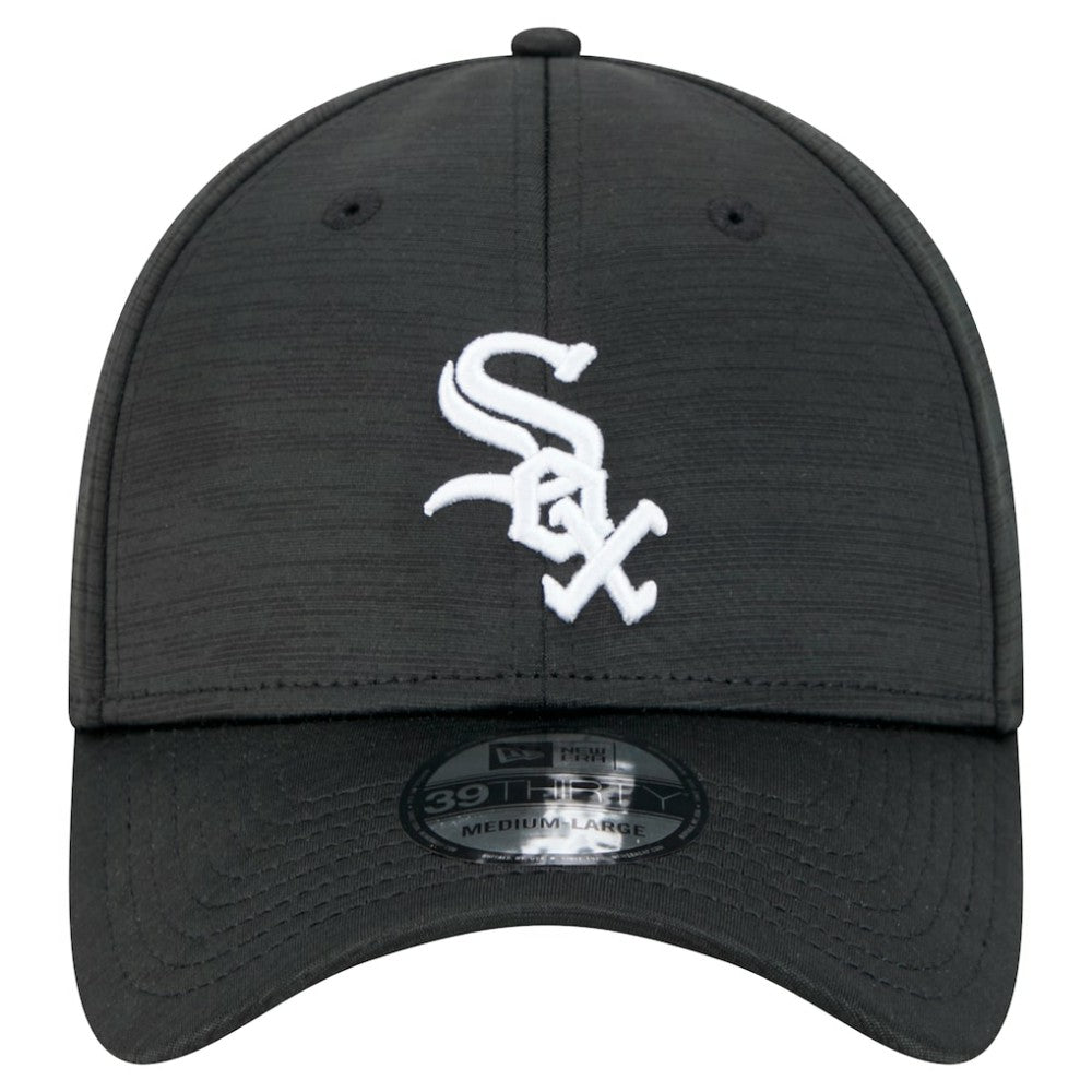 Chicago White Sox New Era Tech 39THIRTY Flex Hat - Black Hats