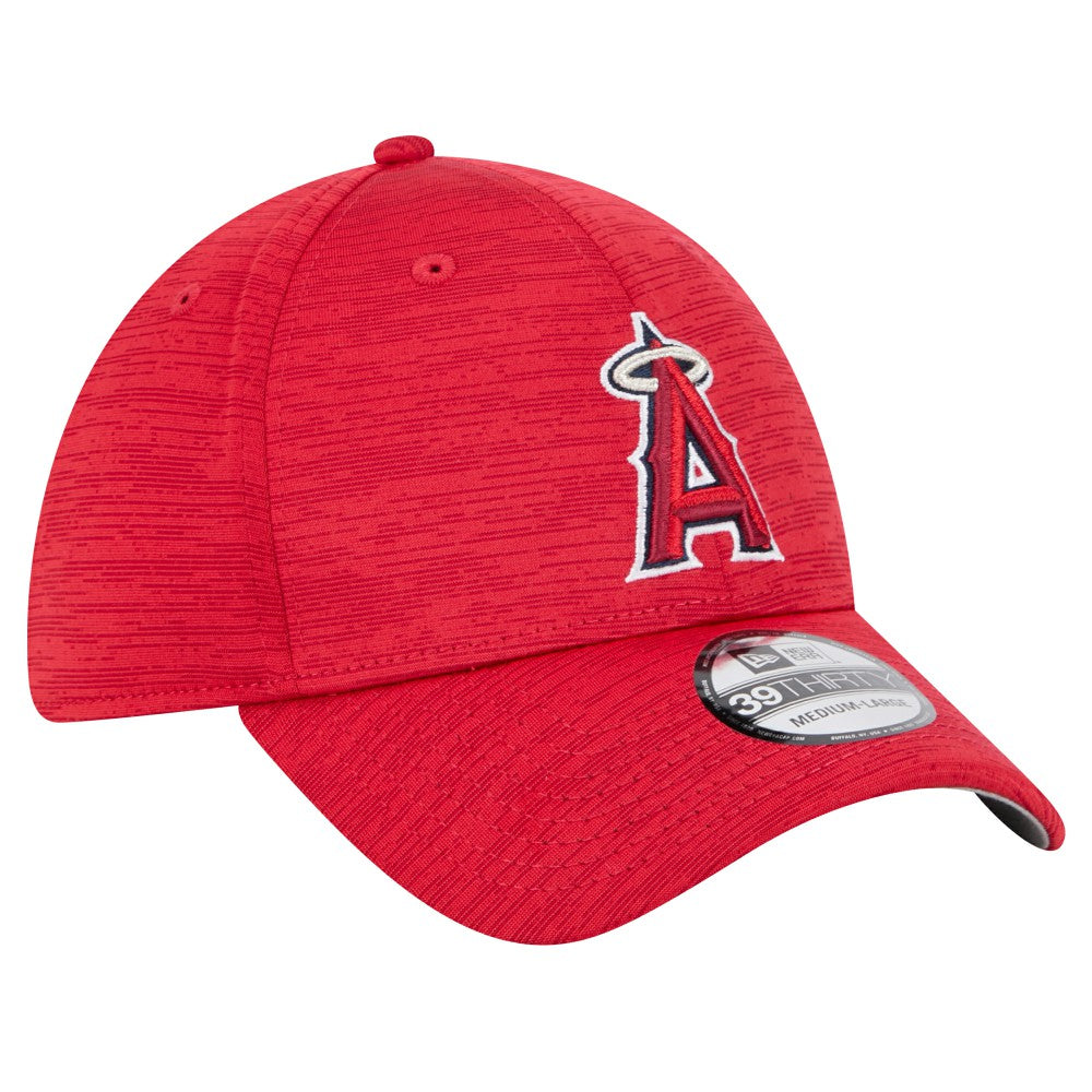 Los Angeles Angels New Era Tech 39THIRTY Flex Hat - Red Hats