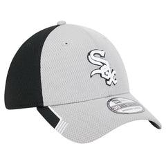 Chicago White Sox New Era Visor Trim 39THIRTY Flex Hat - Gray/Black Hats