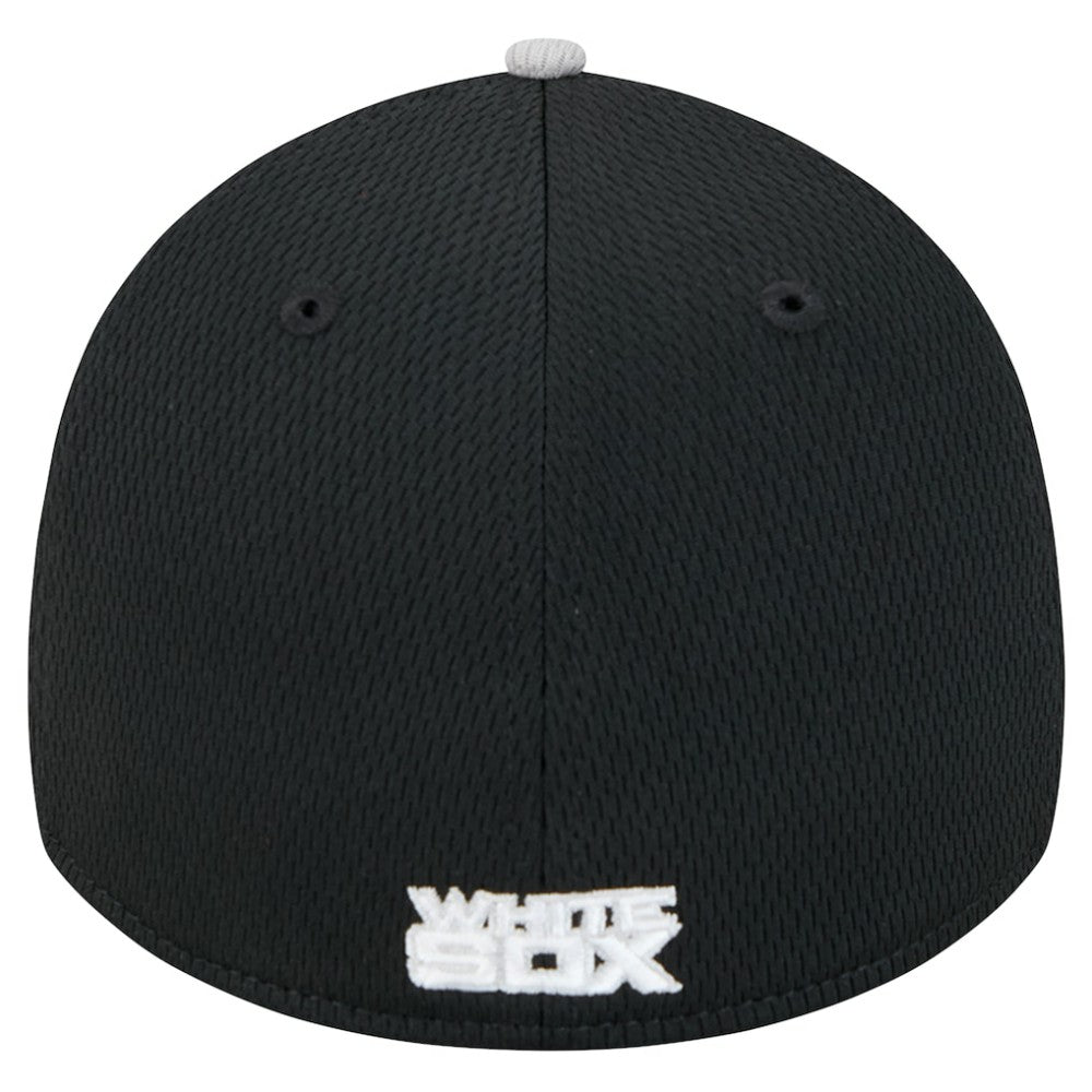 Chicago White Sox New Era Visor Trim 39THIRTY Flex Hat - Gray/Black Hats