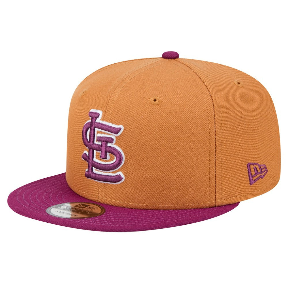 St. Louis Cardinals New Era Color Pack Two-Tone 9FIFTY Snapback Hat - Brown/Purple Hats