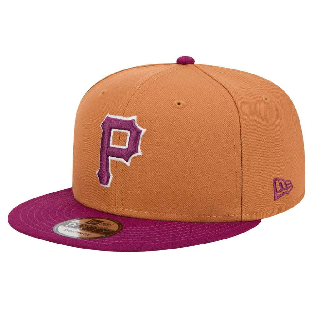 Pittsburgh Pirates New Era Color Pack Two-Tone 9FIFTY Snapback Hat - Brown/Purple Hats