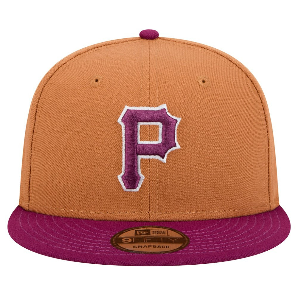 Pittsburgh Pirates New Era Color Pack Two-Tone 9FIFTY Snapback Hat - Brown/Purple Hats