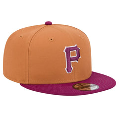 Pittsburgh Pirates New Era Color Pack Two-Tone 9FIFTY Snapback Hat - Brown/Purple Hats