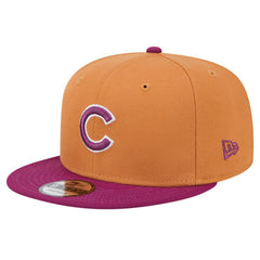 Chicago Cubs New Era Color Pack Two-Tone 9FIFTY Snapback Hat - Brown/Purple Hats