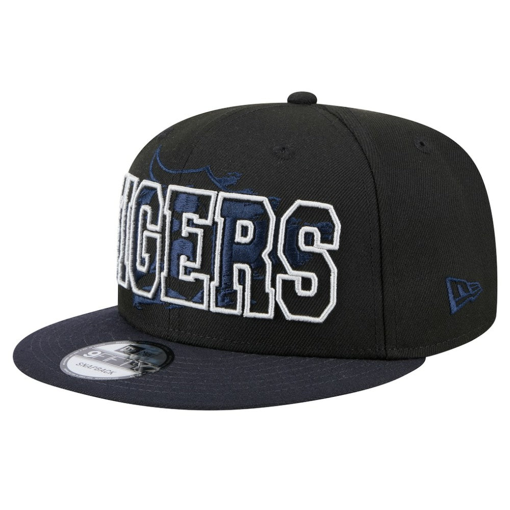 Detroit Tigers New Era Splatter 9FIFTY Snapback Hat - Black Hats