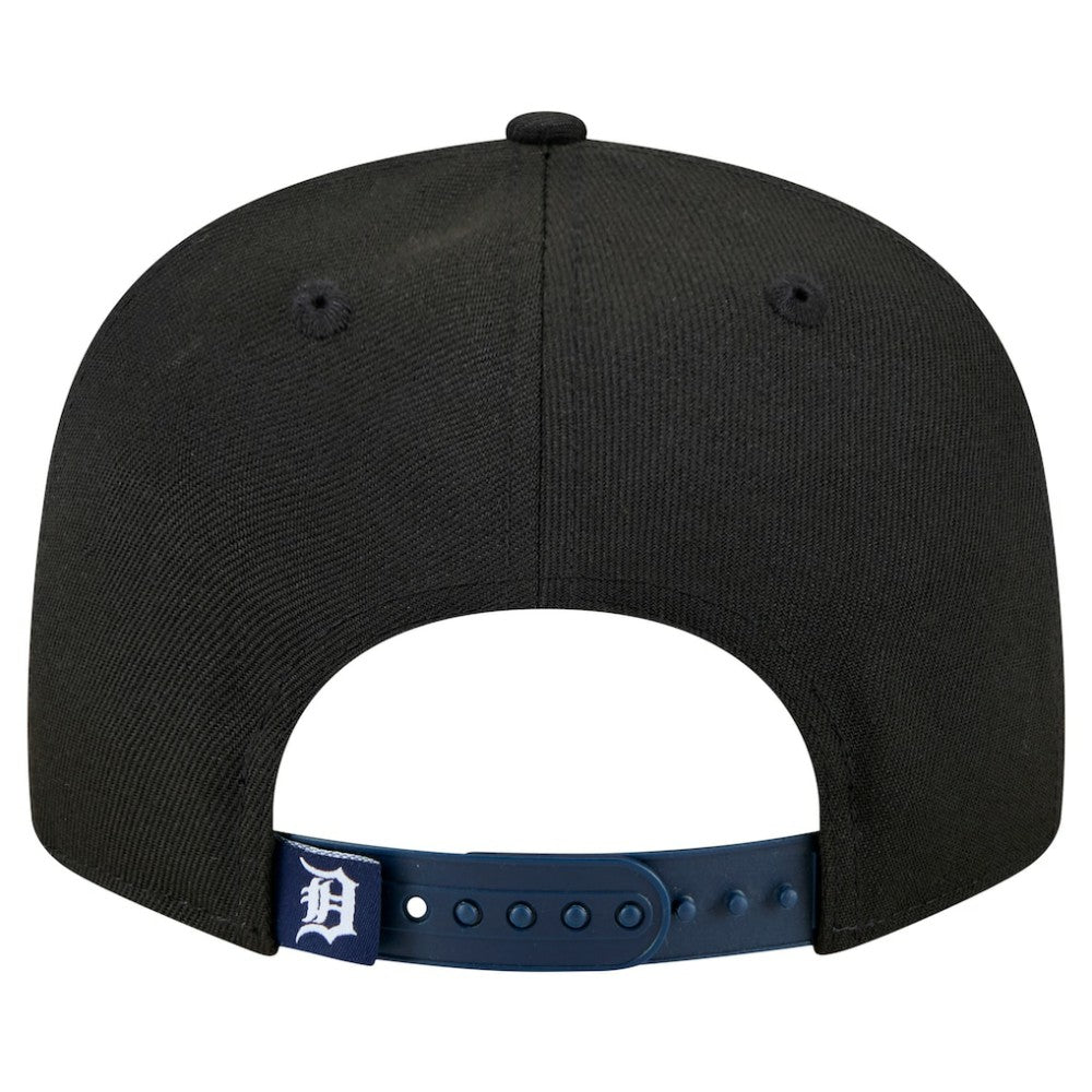 Detroit Tigers New Era Splatter 9FIFTY Snapback Hat - Black Hats